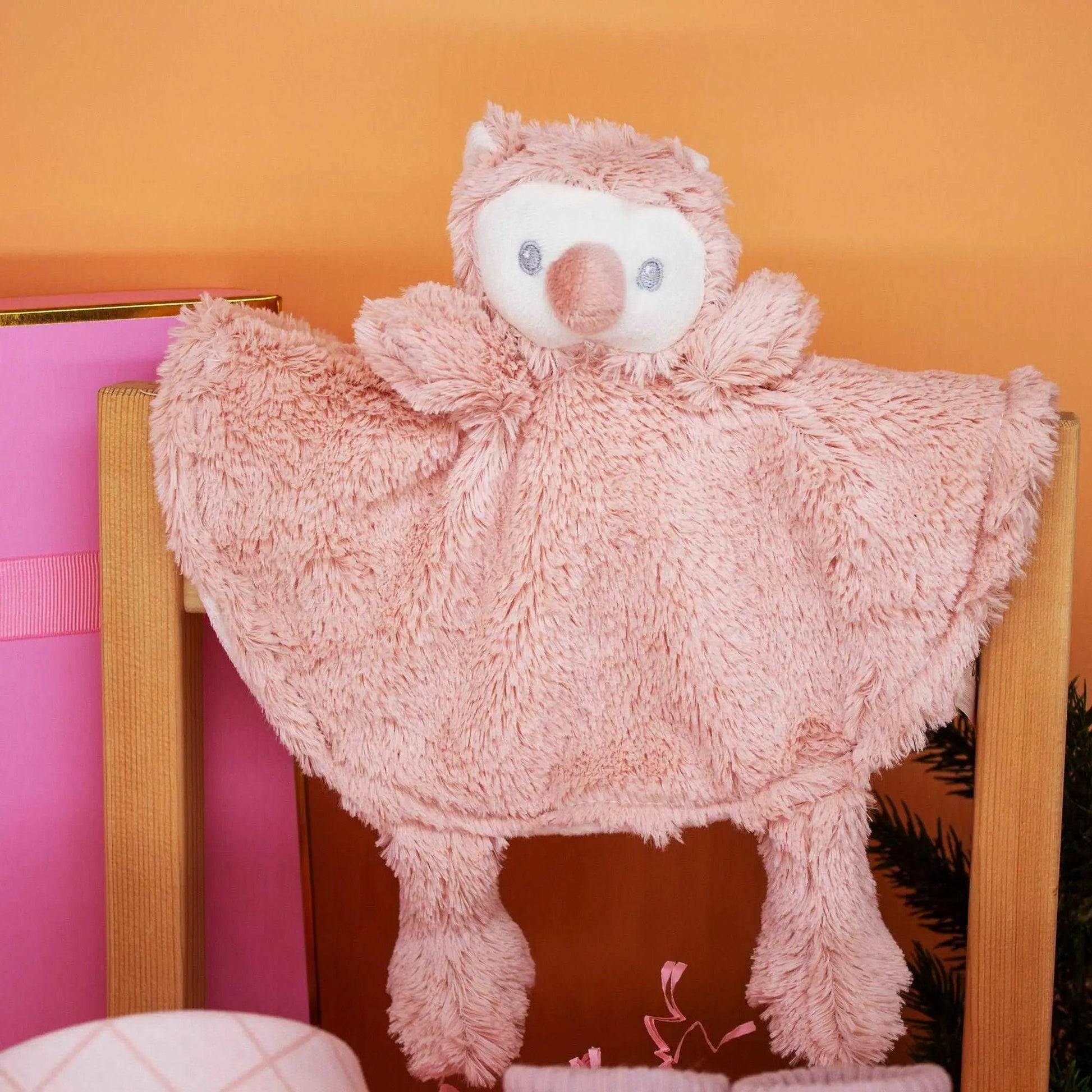 Baby Geschenk zur Geburt Mädchen - Schmusetuch, Anti-Rutsch Erstlingssöckchen (Rosa)-2