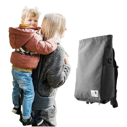 HOMB - Rucksack mit Kindertrage - Rückentrage ab 2 Jahre bis 25 kg-0